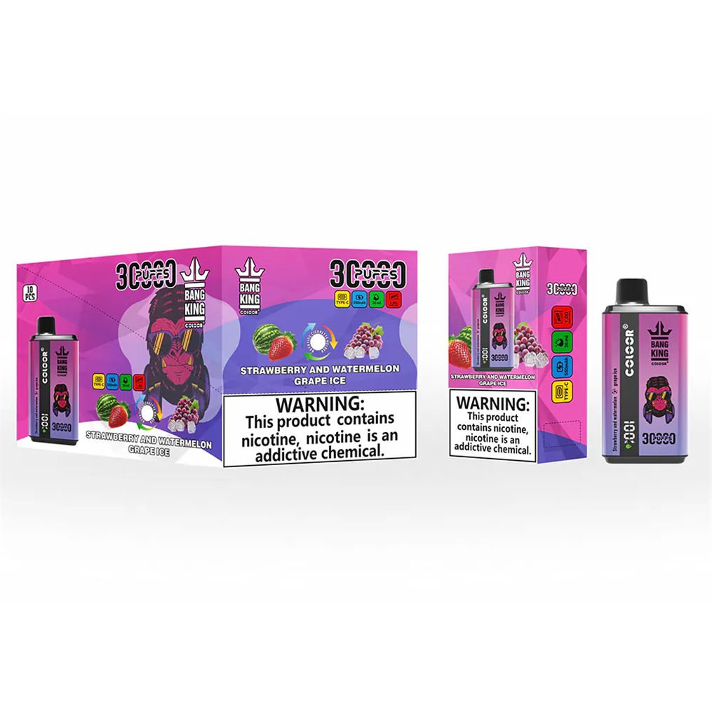 Strawberry and Watermelon Grape Ice Bang King 30000