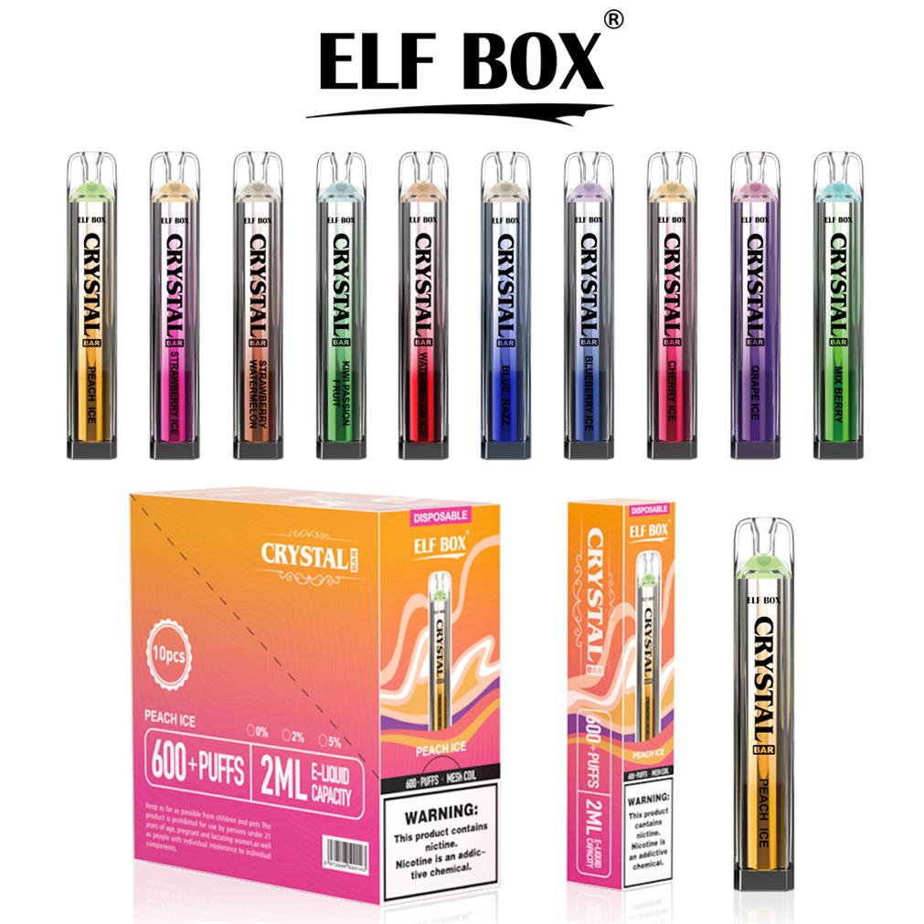 2 ml di liquido Elf Box CRYSTAL BAR 600 pvitebcb600