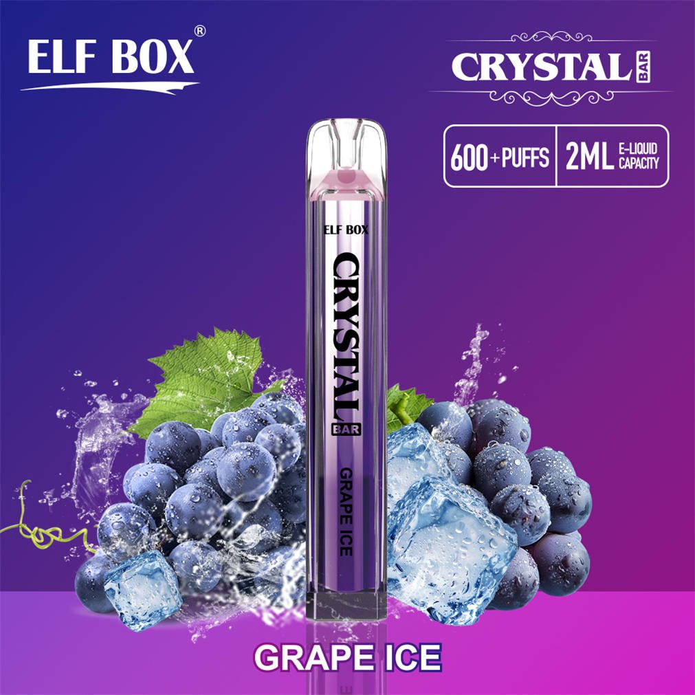GHIACCIO ALL'UVA Elf Box CRYSTAL BAR 600 GRAPE ICE pvitebcb600