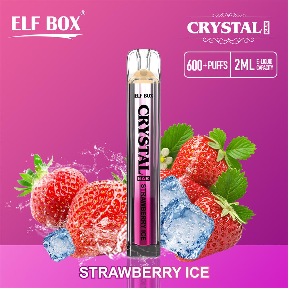 GHIACCIO ALLA FRAGOLA Elf Box CRYSTAL BAR 600 STRAWBERRY ICE pvitebcb600