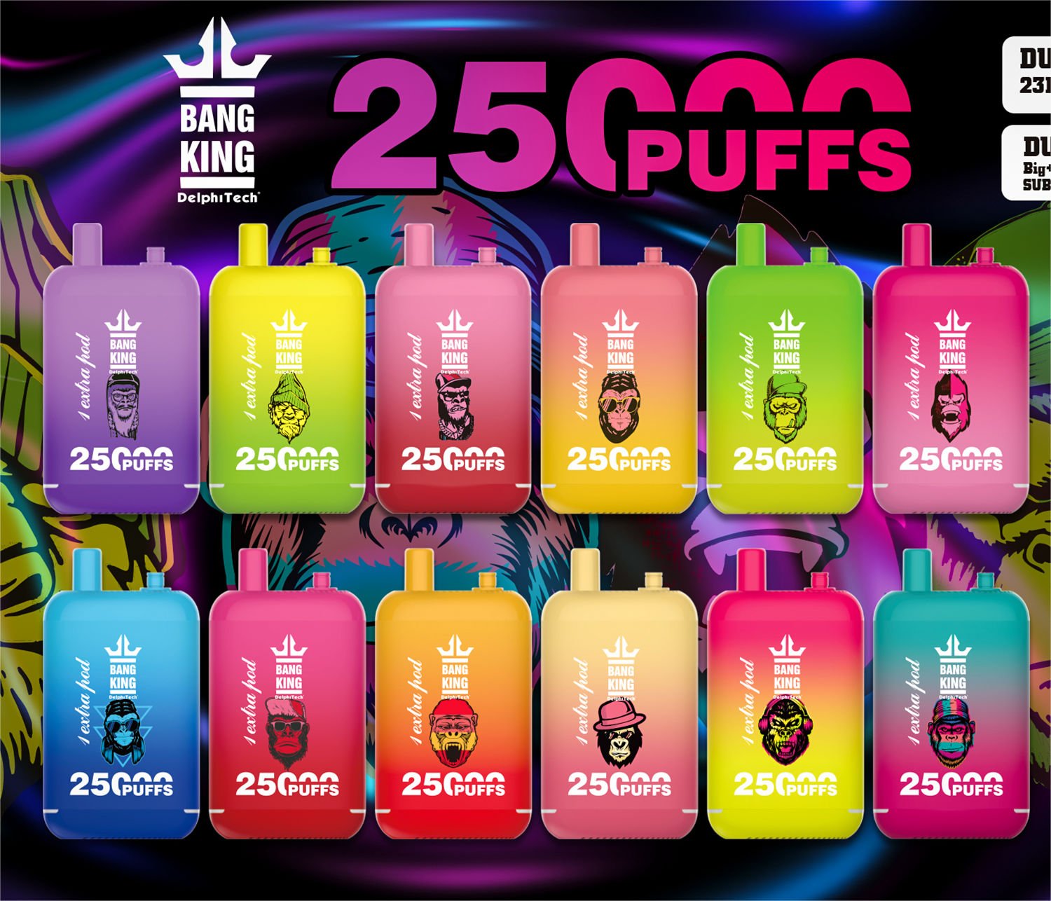 Tecnologia Mesh Coil Bang King 25K Puff