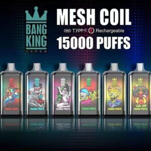 bang king 15000 puffs vape adjustable airflow pvitbk15000