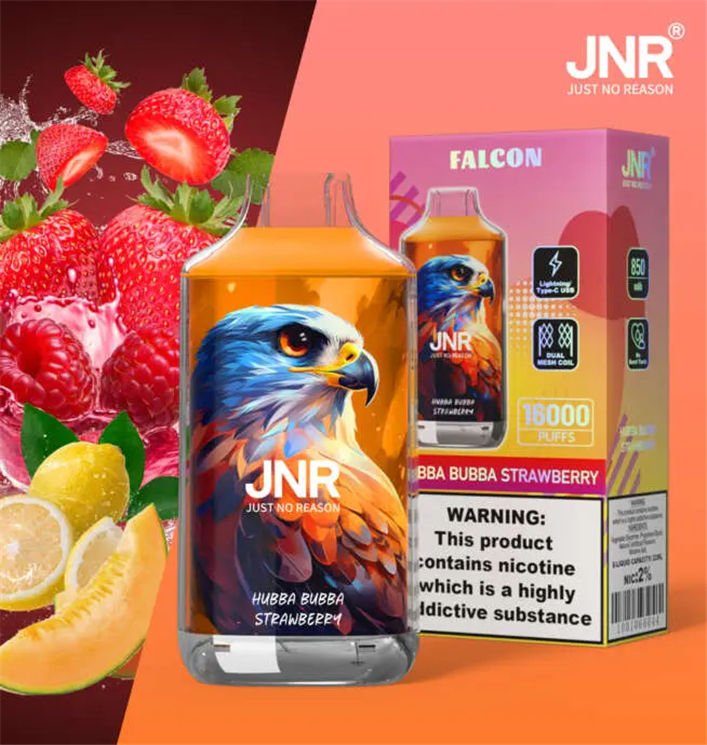 hubba bubba fragola jnr falcon 16000 pvitjf16000