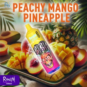 Mango pesca ananas RandM Tornado Vape 9000 pvitrt9000