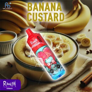 Crema di banana RandM Tornado Vape 9000 pvitrt9000