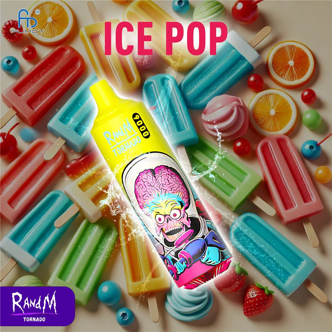 Ice Pop RandM Tornado Vape 9000 pvitrt9000
