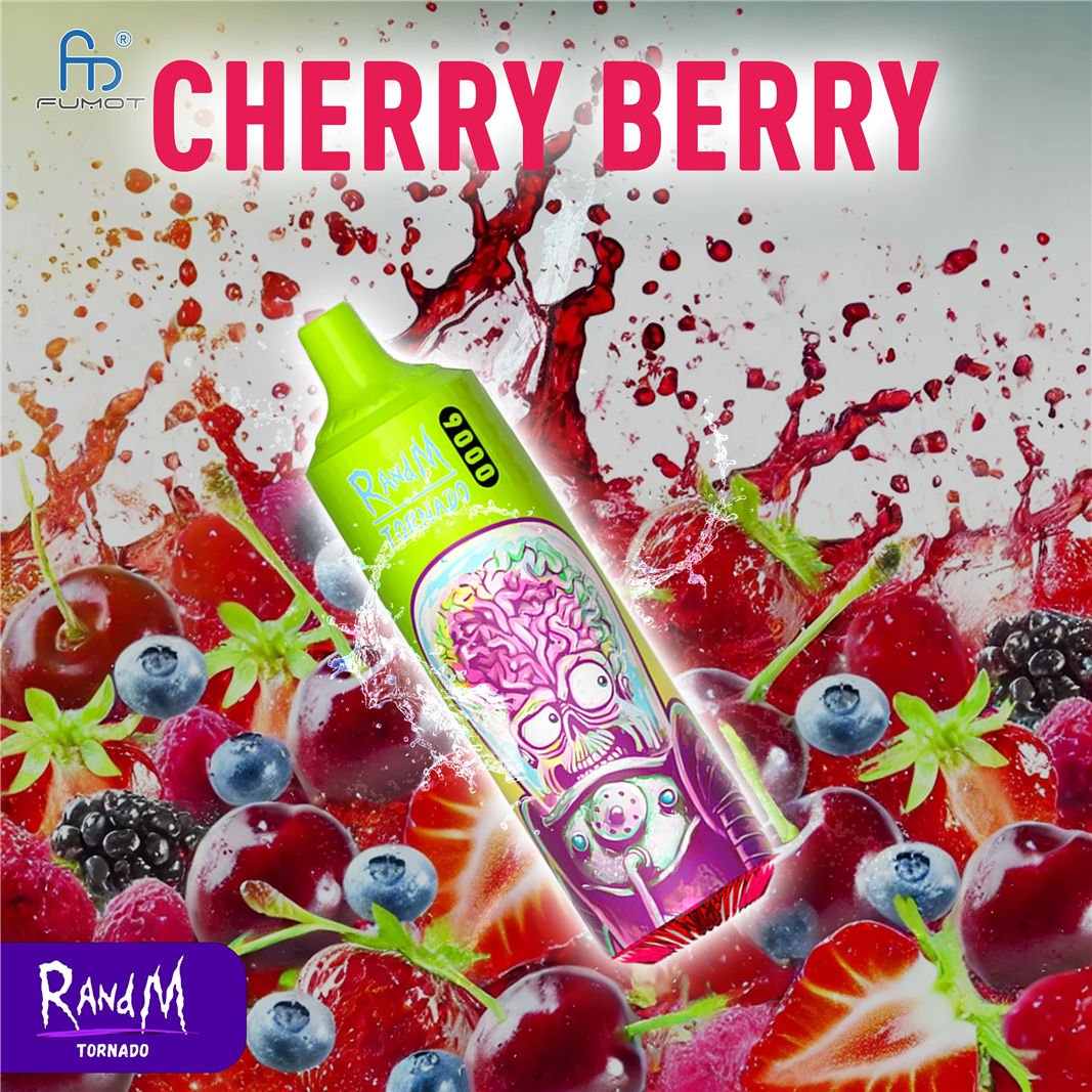 bacca di ciliegia RandM Tornado Vape 9000 pvitrt9000